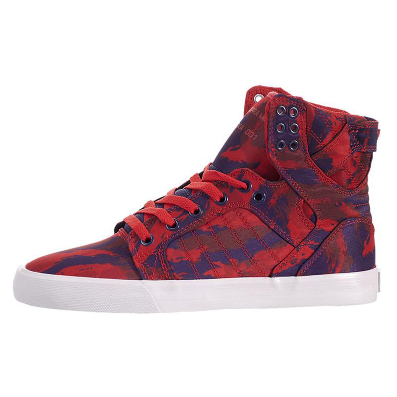 Supra SKYTOP Sneaker High Damen Rot Deutsch OGZLS4609